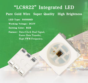 China Chip DC5V Digital RGB für Beleuchtungs-Produkte LC8822 Smart LED des Programm-Steuerled fournisseur