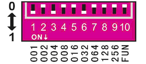 Decoder 1channel DMX512 LED für einzelne Farbe