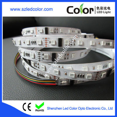 buy 5050 führte digitales rgb-Traumfarbe-dc24v 60led/m dmx Streifen online manufacture