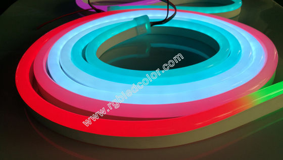 kaufen digitales rgb flexibles Neonstreifenlicht dc12v 60led für Feiertagsdekoration online manufacture