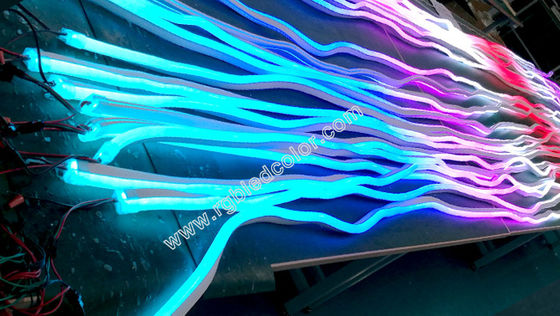 buy programmieren Sie das kontrollierbares digitales geführte wasserdichte Streifenlicht IP67 rgb Neon online manufacture